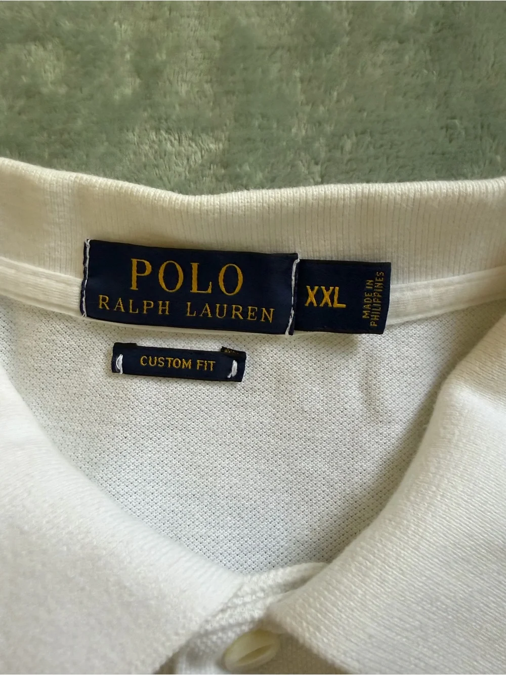 Polo Ralph Lauren XXL Custom Fit Japanese Eagle Graphic Polo Shirt Vintage